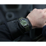 Holton Professional Watch: Military issue w/ nylon web strap -- Green