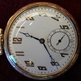 Rare Dudley Masonic Model 2 Display Case Pocket Watch w Masonic Symbol Dial Movement
