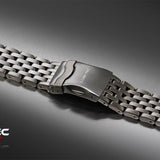 Combat B Stainless Steel Bracelet by LÜM-TEC