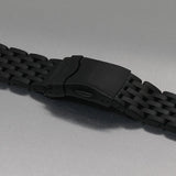 Combat B Black PVD Bracelet by LÜM-TEC