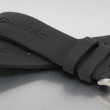 Combat B-350M-400M-RR Series Black Rubber Strap 22mm by LÜM-TEC