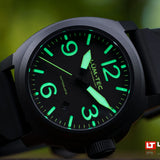 Lum-Tec M92 Automatic Dive watch, 26J, adjusted, w/ 2- year war. + 2 straps: Last one!