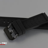 Lüm-Tec Rubber Strap PVD 22mm and 24mm