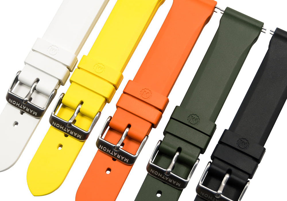 Marathon rubber watch straps