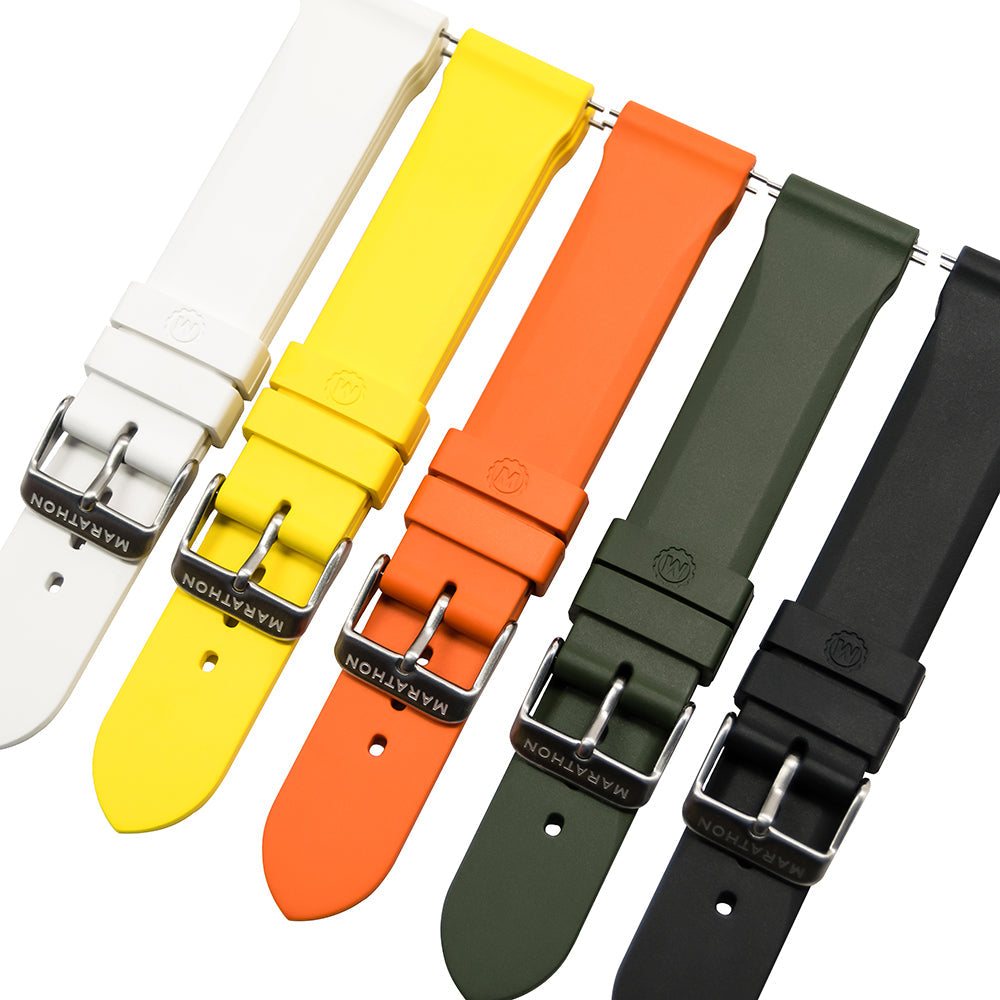 Marathon rubber watch straps