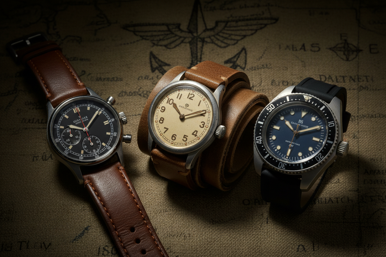 Vintage-Military-Watches