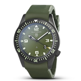 Holton Professional Watch: Military issue w/ rubber strap -- Green: HOLTON: 101-002