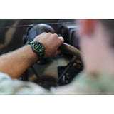 Holton Professional Watch: Military issue w/ nylon web strap -- Green