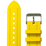 MARATHON VULCANIZED RUBBER WATCH STRAP 2-PC, 22MM in 3 COLORS!