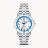 Zodiac Super Sea Wolf Compression Automatic Stainless Steel Watch #ZO9291 'Whitecap'