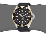 Casio MDV106 Series | 44mm Unisex Analog Watch | 200M WR | Stainless Steel Case | Resin Band | 2 Hand Analog (HR, Min, SEC) | Date Display | Screw Down Crown/Screw Down Caseback | 3 Year Battery