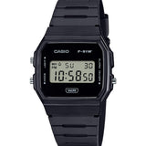 Casio F91W Series | Digital Watch | Water Resistant | LED Light | 1/100 SEC Stopwatch | Regular Time Keeping (HR, Min, SEC, PM, Date, Day) | Daily Alarm | Lightweight | 7 Year Battery