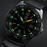Luminox Men Analog Swiss Quartz Watch with Rubber Strap XS.3121, Black, Modern