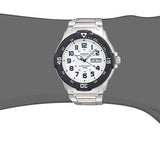 Casio MRW200H Series | Unisex Analog Watch | 100M WR | Stainless Steel Case | Resin Band | 2 Hand Analog (HR, Min, SEC) | Date Display | Screw Down Crown/Screw Down Caseback | 3 Year Battery