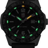 Luminox Men Analog Swiss Quartz Watch with Rubber Strap XS.3121, Black, Modern