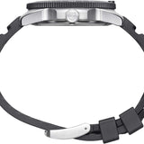 Luminox Men Analog Swiss Quartz Watch with Rubber Strap XS.3121, Black, Modern