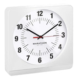 MARATHON Studio Edition Jumbo 12 Inch Analog Wall Clock with Auto Night-Light