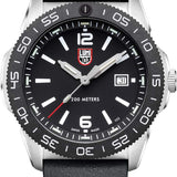 Luminox Men Analog Swiss Quartz Watch with Rubber Strap XS.3121, Black, Modern