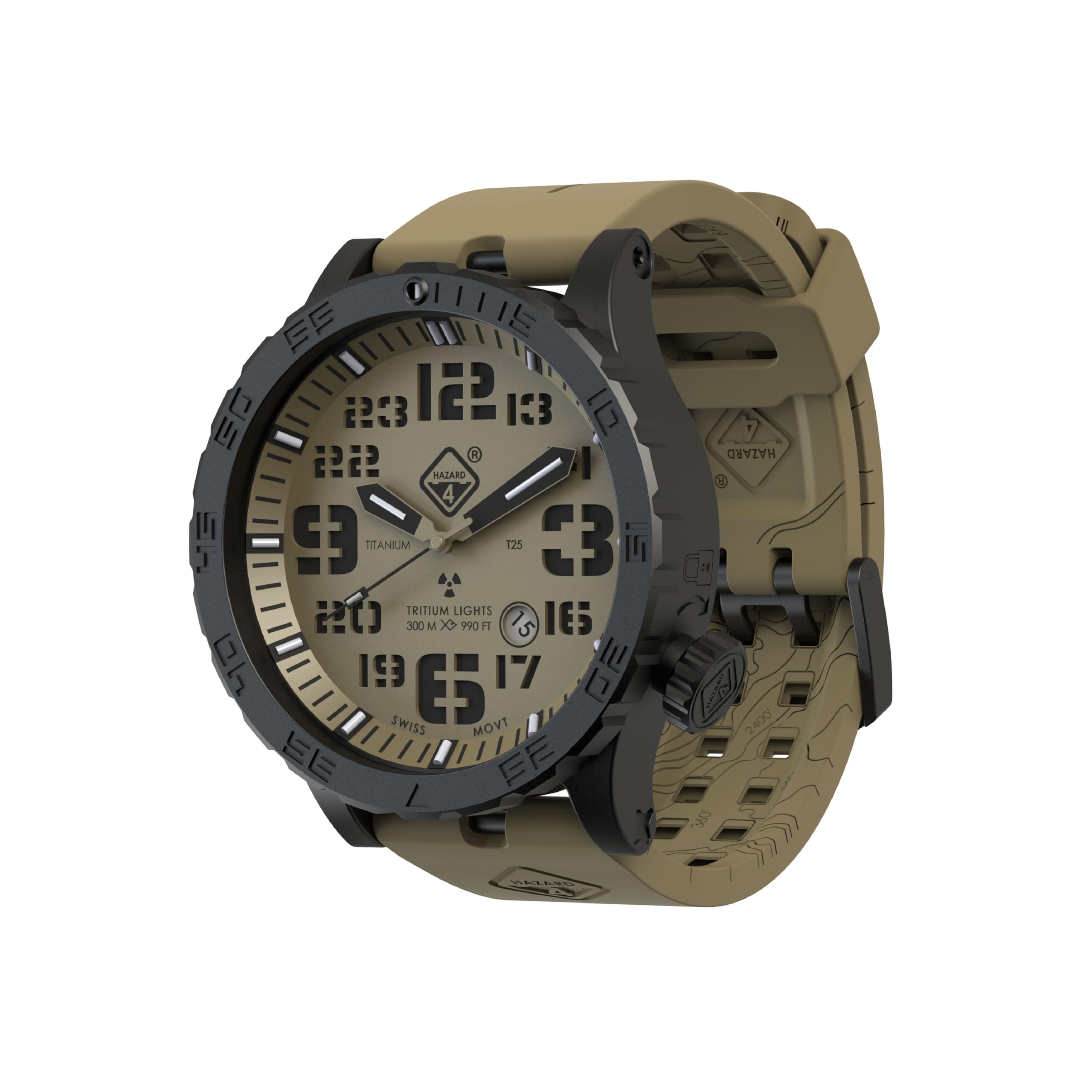 HAZARD 4 Heavy Water Diver™ : Titanium Tritium Dive-Watch