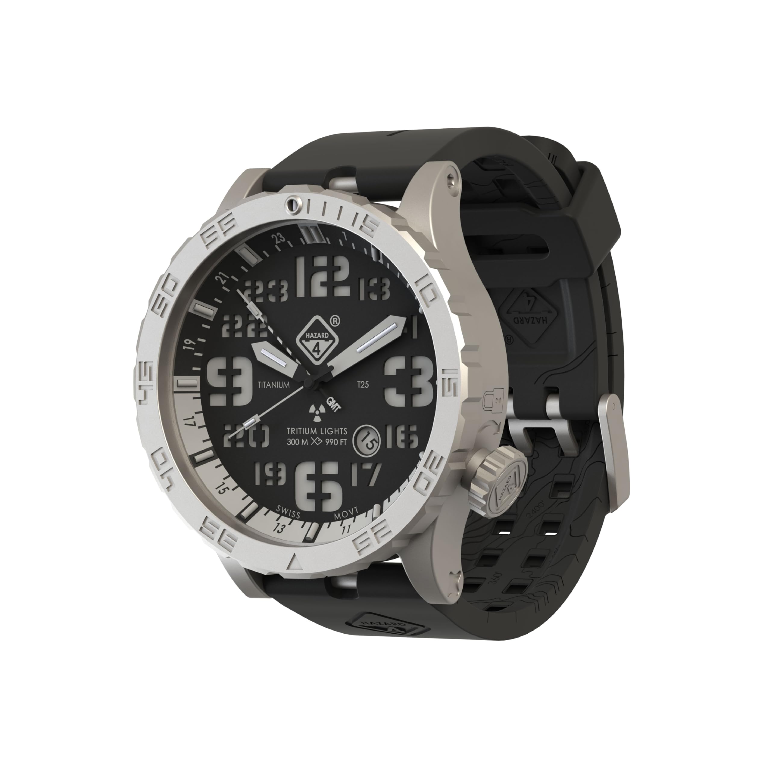 HAZARD 4 Heavy Water Diver™ : Titanium Tritium Dive-Watch