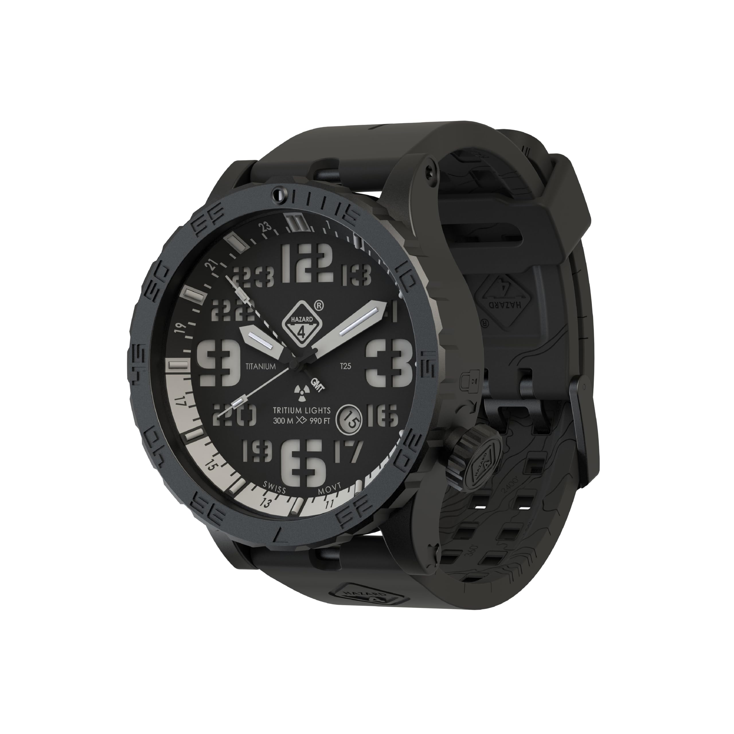 HAZARD 4 Heavy Water Diver™ : Titanium Tritium Dive-Watch