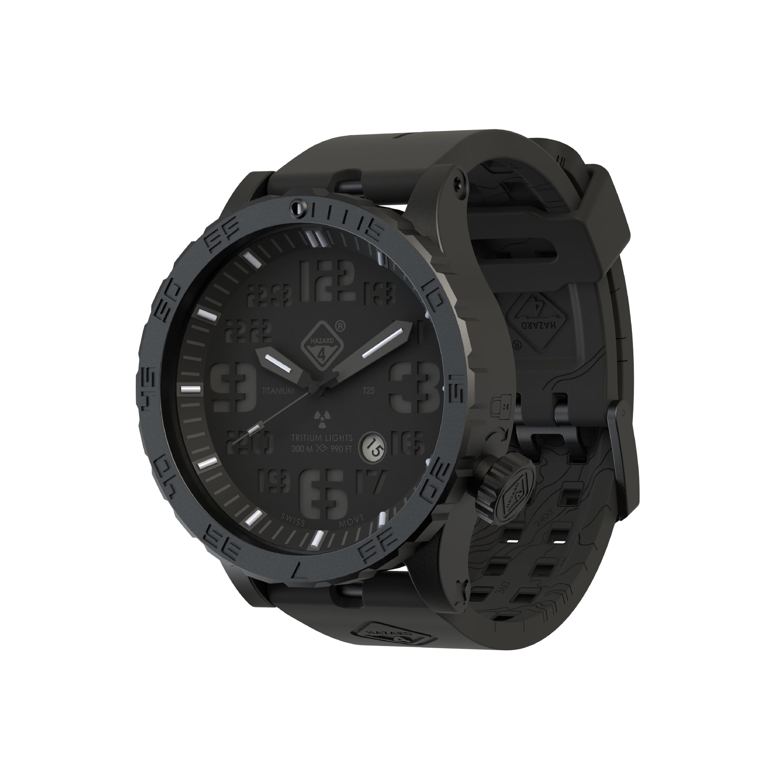HAZARD 4 Heavy Water Diver™ : Titanium Tritium Dive-Watch