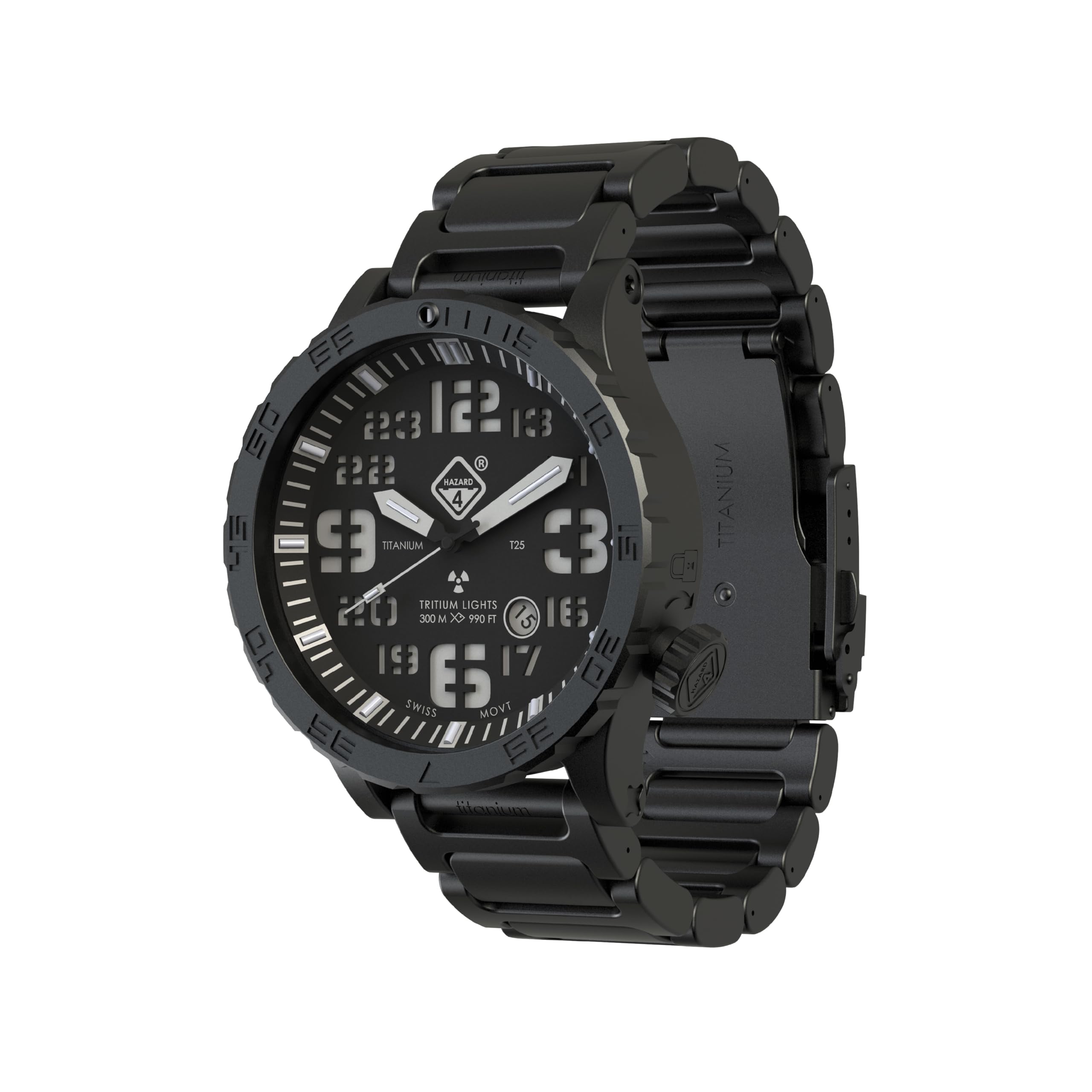 HAZARD 4 Heavy Water Diver™ : Titanium Tritium Dive-Watch