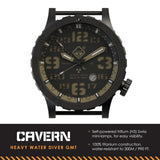 HAZARD 4 Heavy Water Diver™ : Titanium Tritium Dive-Watch