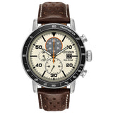 Citizen Men's Eco-Drive Weekender Brycen Chronograph Watch in Stainless Steel