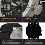 HAZARD 4 Heavy Water Diver™ : Titanium Tritium Dive-Watch