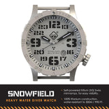 HAZARD 4 Heavy Water Diver™ : Titanium Tritium Dive-Watch