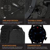 HAZARD 4 Heavy Water Diver™ : Titanium Tritium Dive-Watch