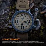 HAZARD 4 Heavy Water Diver™ : Titanium Tritium Dive-Watch