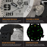 HAZARD 4 Heavy Water Diver™ : Titanium Tritium Dive-Watch