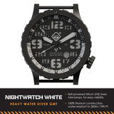 HAZARD 4 Heavy Water Diver™ : Titanium Tritium Dive-Watch