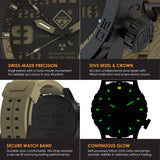 HAZARD 4 Heavy Water Diver™ : Titanium Tritium Dive-Watch