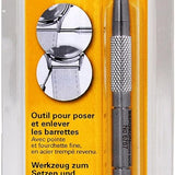 New Package Bergeon 6767-F Watch Spring Bar Tool - Long Stainless Steel Handle with Replaceable Screw