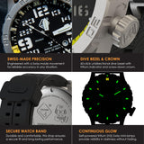 HAZARD 4 Heavy Water Diver™ : Titanium Tritium Dive-Watch