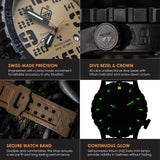 HAZARD 4 Heavy Water Diver™ : Titanium Tritium Dive-Watch