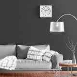 MARATHON Studio Edition Jumbo 12 Inch Analog Wall Clock with Auto Night-Light