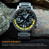 HAZARD 4 Heavy Water Diver™ : Titanium Tritium Dive-Watch