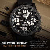 HAZARD 4 Heavy Water Diver™ : Titanium Tritium Dive-Watch