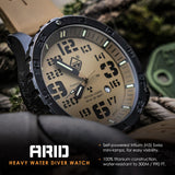 HAZARD 4 Heavy Water Diver™ : Titanium Tritium Dive-Watch