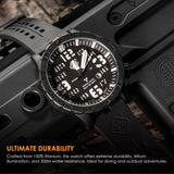 HAZARD 4 Heavy Water Diver™ : Titanium Tritium Dive-Watch