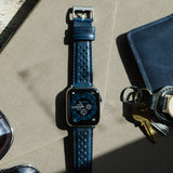 Apple Watch Navy Blue Racing Horween Leather Watch Band by Barton
