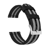 Black Smoke Bond Two Piece NATO® style Watch Band by Barton