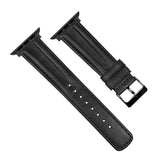 Apple Watch Black Classic Horween  Leather Watch Band by Barton