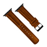 Apple Watch Caramel Brown Classic Horween® Leather Watch Band by Barton