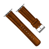 Apple Watch Caramel Brown Classic Horween® Leather Watch Band by Barton