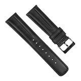 Black Classic Horween Leather Watch Band by Barton
